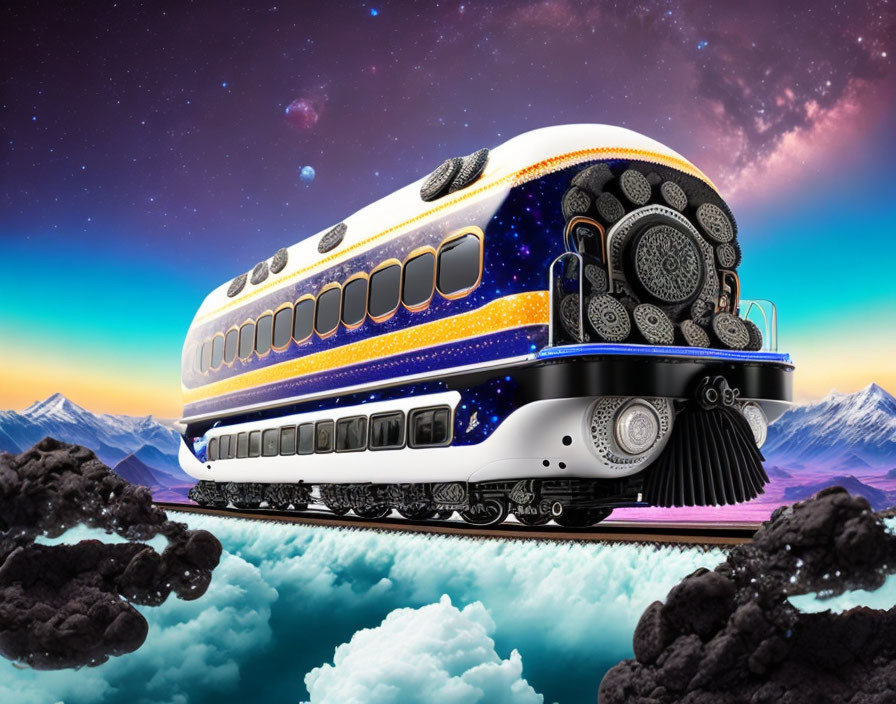 Oreo double decker train