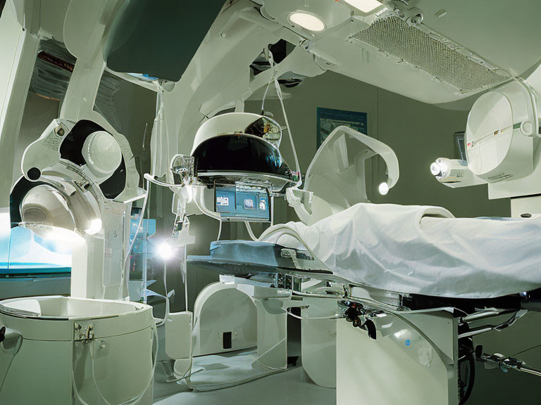 Sterile Operating Room with Advanced Medical Equipment