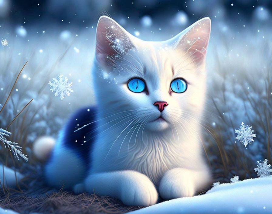 Snowflake kitty