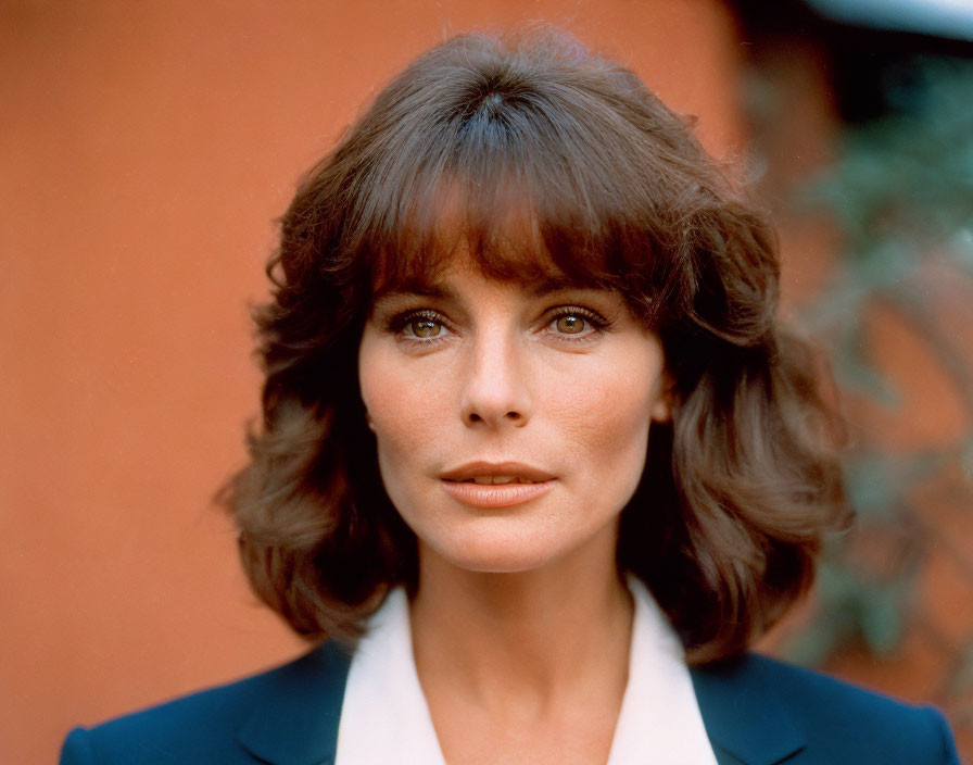 Portrait of woman with short brown hair and blue blazer.