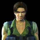 3D rendered image of man in green shirt and tactical vest