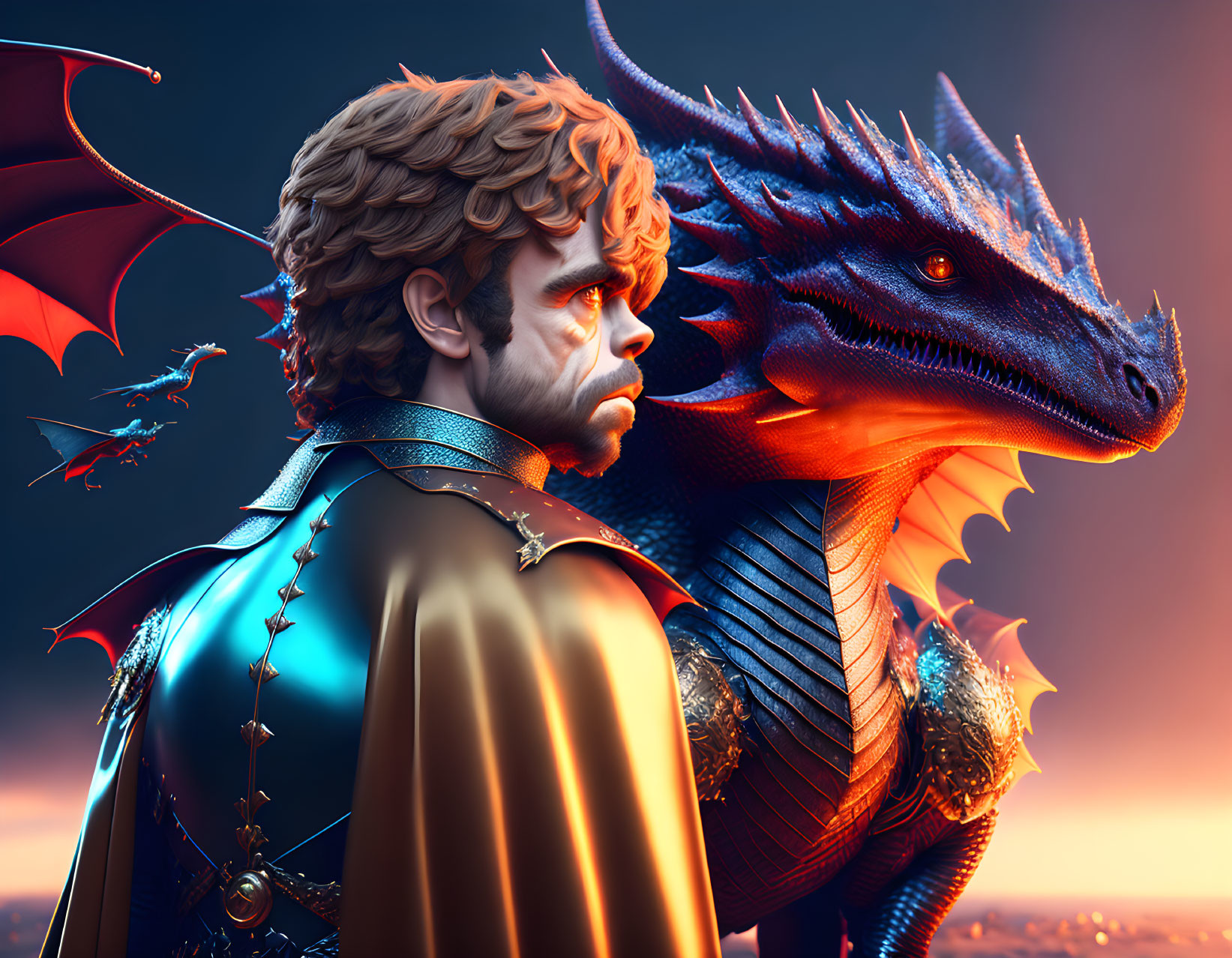 Tyrion the Dragon Rider Dwarf 