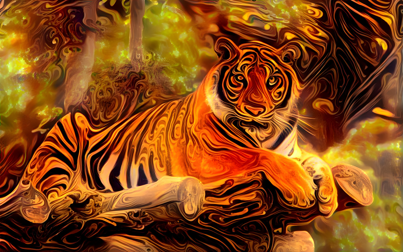 Firey tiger