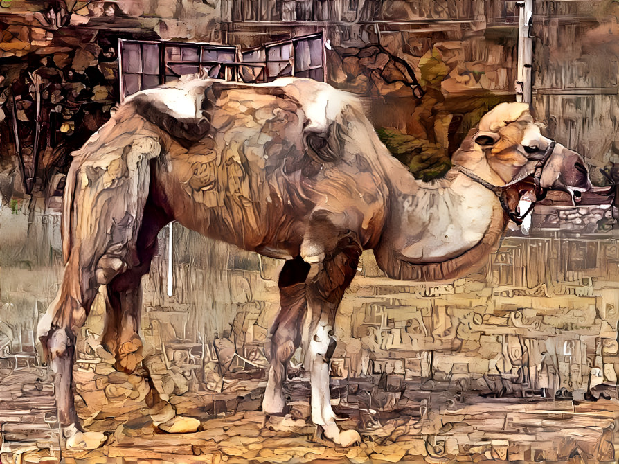 camel  (style Anton Pieck)