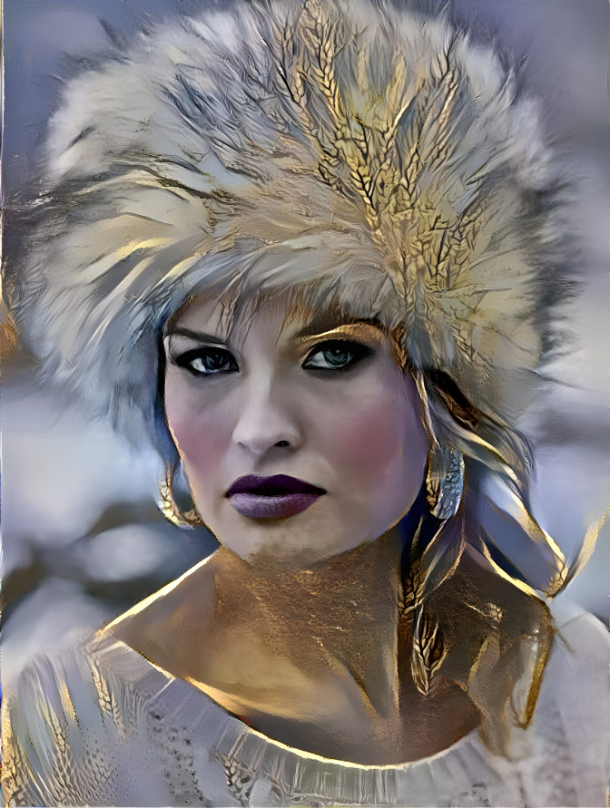 model with furhat