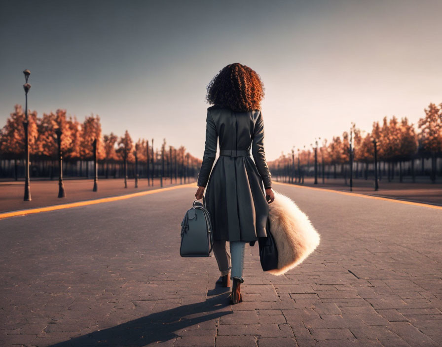 woman walking