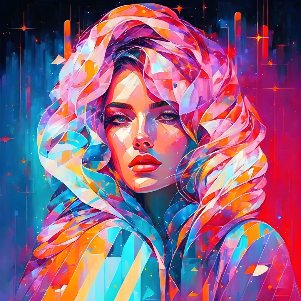 Colorful portrait 