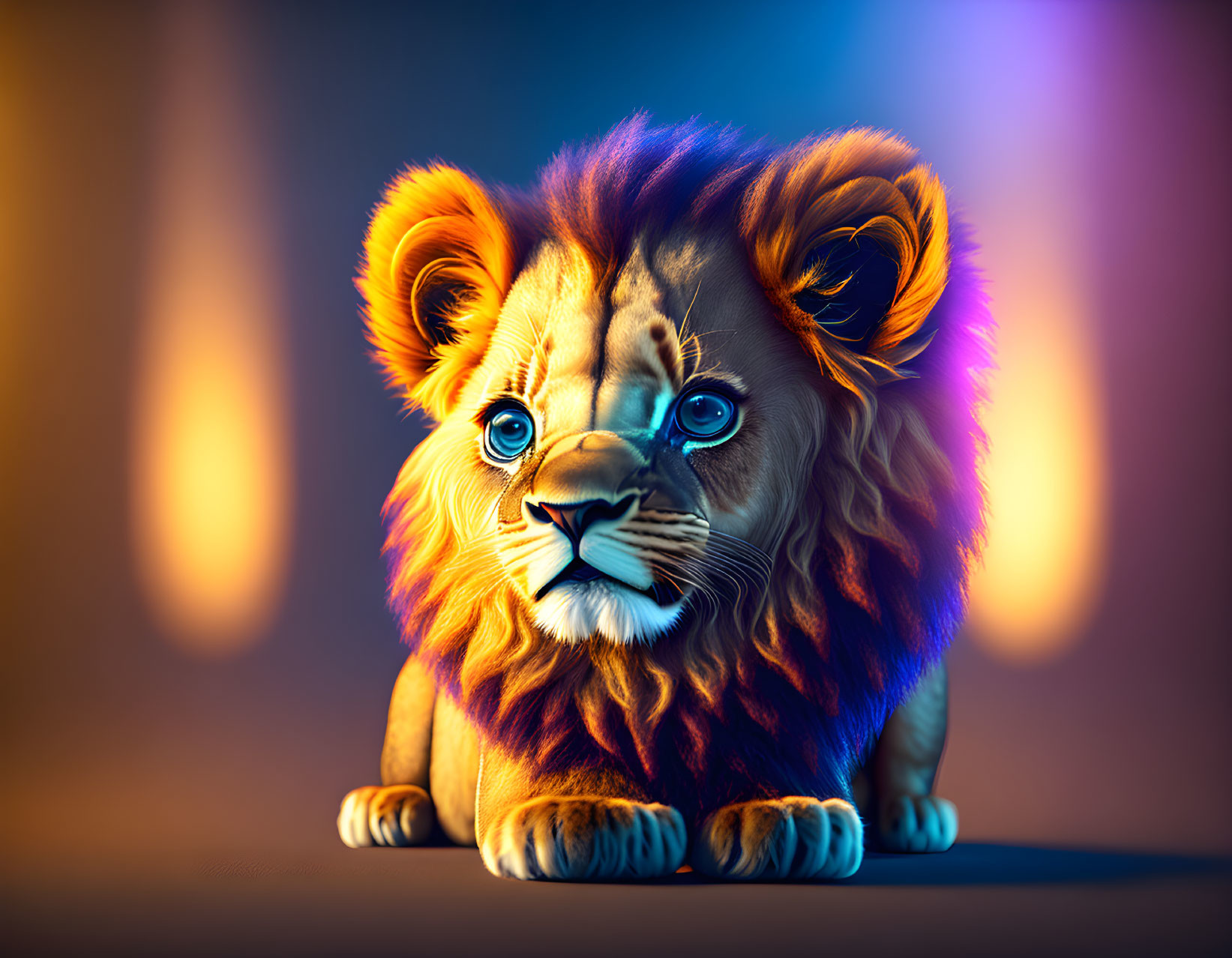 Cute lion 