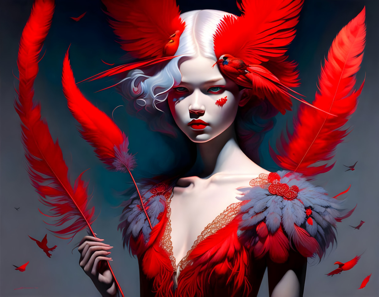 Birdie Girl - The Red Queen