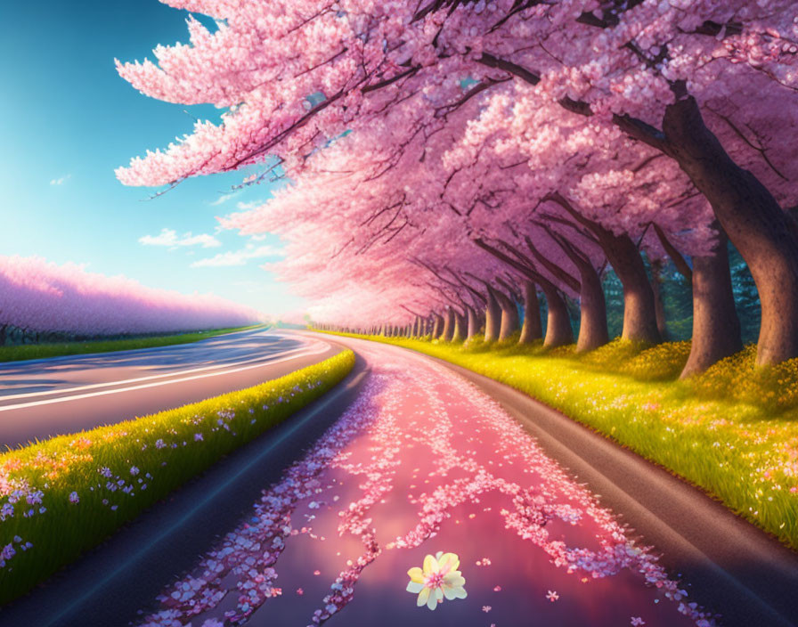 Sakura walkway