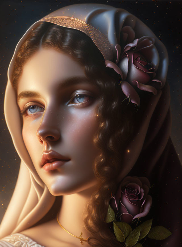 Virgin Mary Mystical Rose 