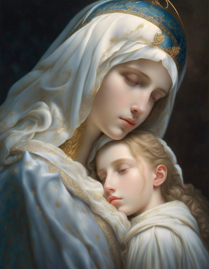 Virgin Mary and Child Jesus 