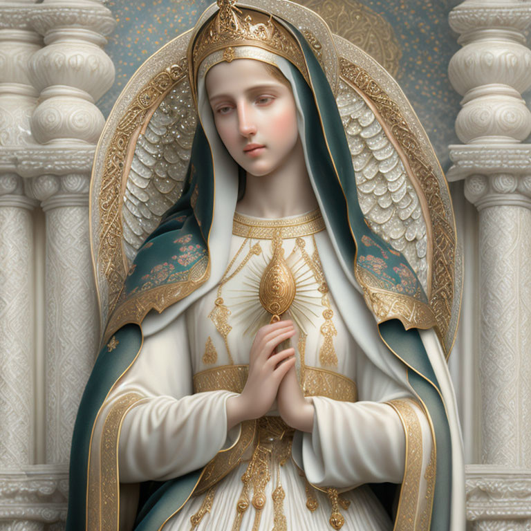 Our lady Holy VIRGIN MARY of rosary 