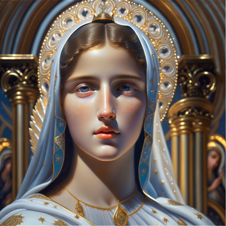 Virgin Mary Queen of the Heaven