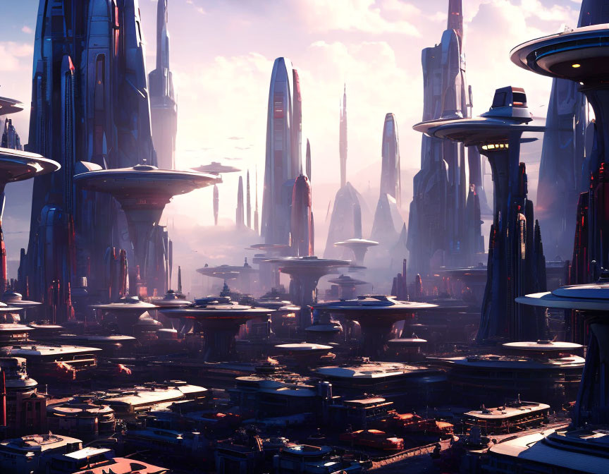 Futuristic Hard City