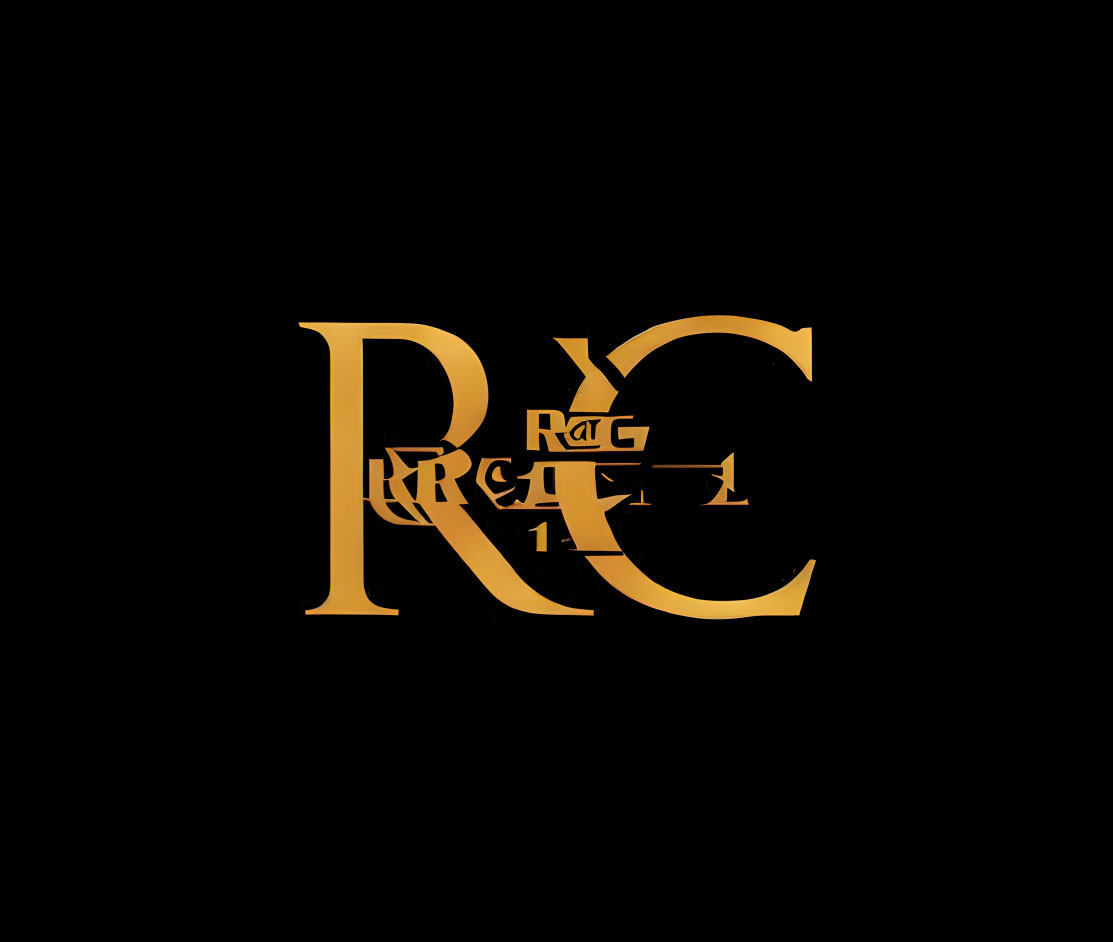 Stylized serif letter "R" with initials "R" in "C" and "Rx