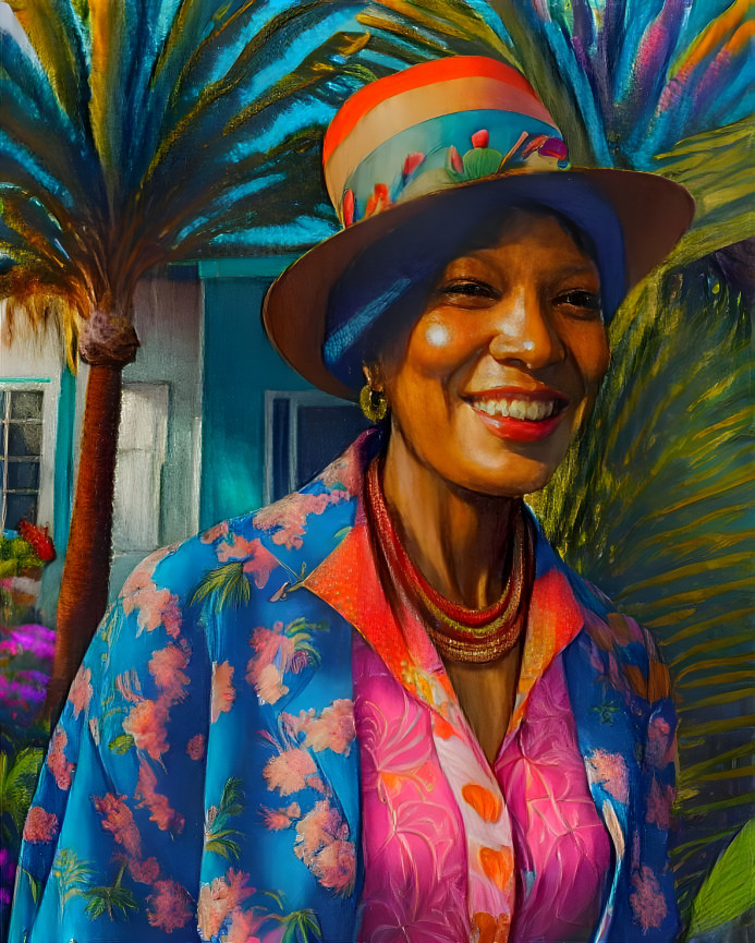 Zora Neale Hurston, Florida colors.