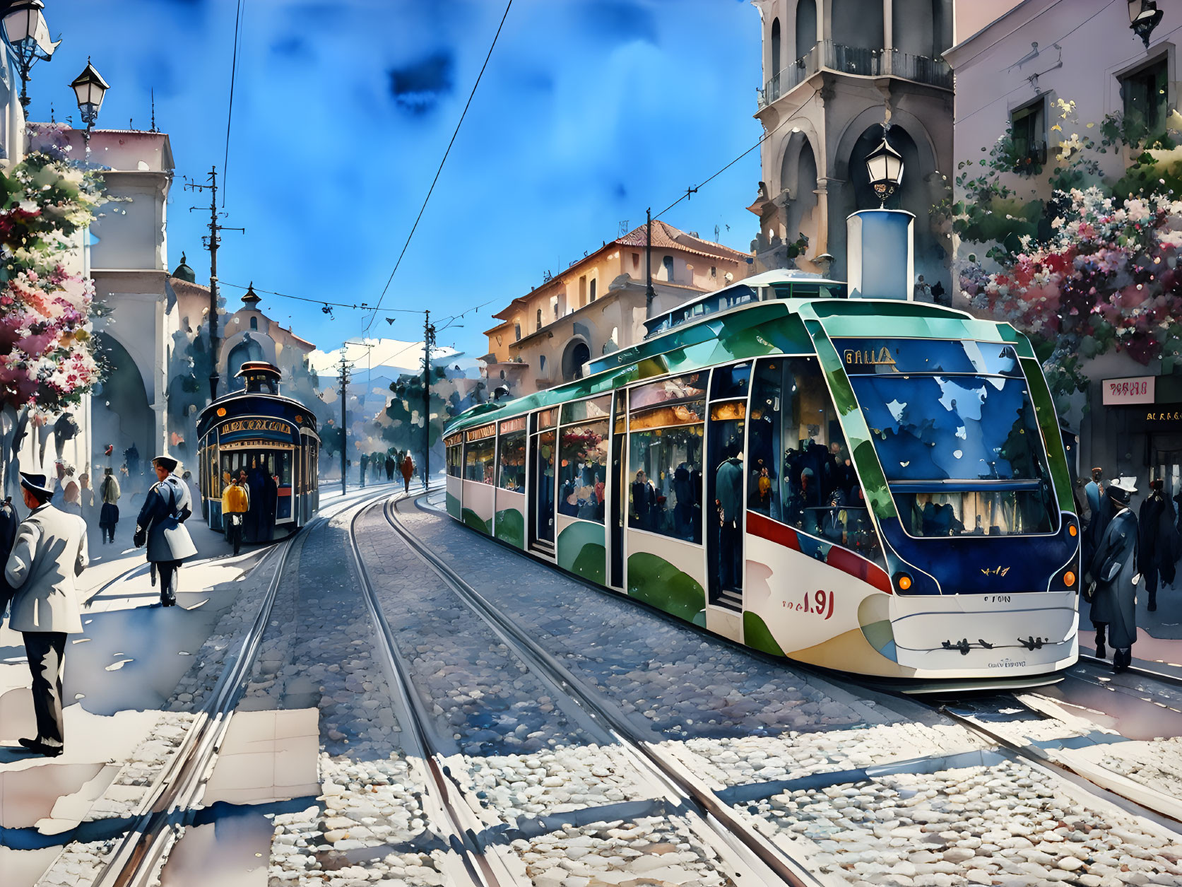 Granada's tram