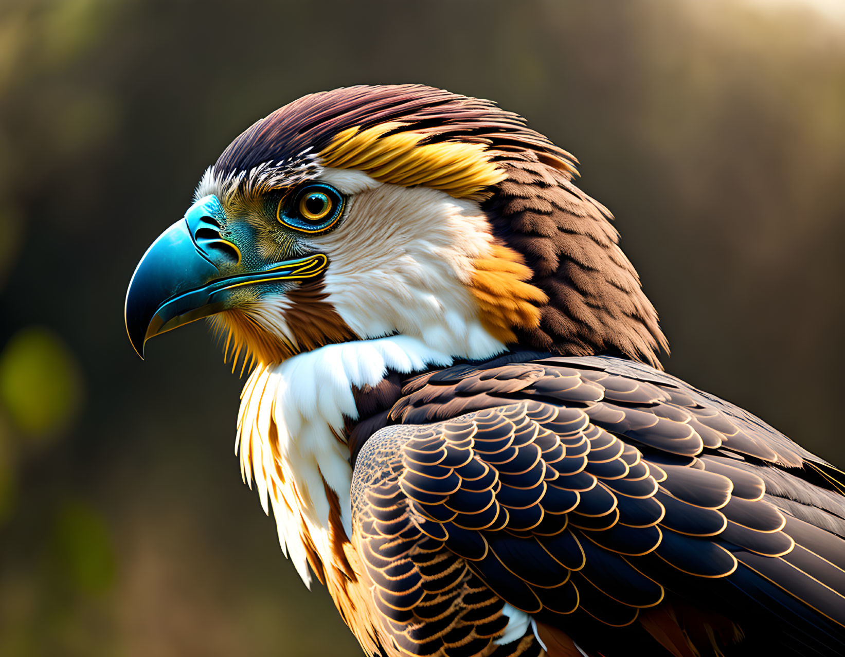 Detailed Eagle Close-Up with Sharp Eyes and Strong Beak