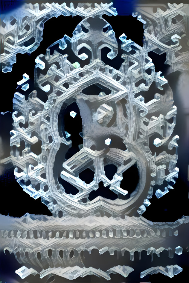 Ice Crystal Carving