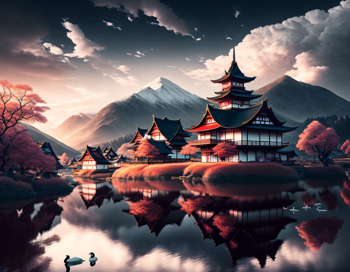 Oriental landscape