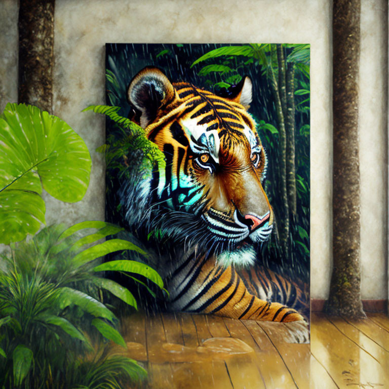 Tiger in Jungle II