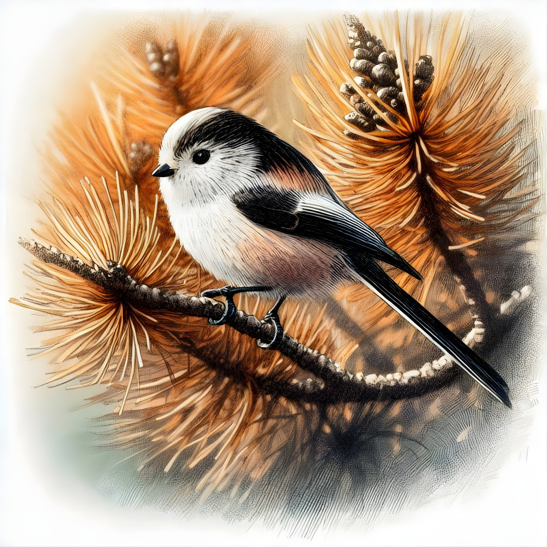 Long-Tailed Bushtit