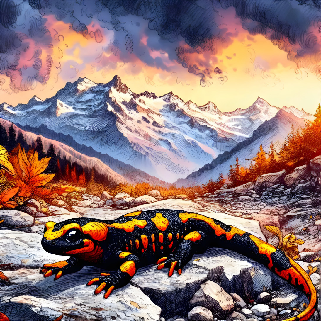 Fire Salamander