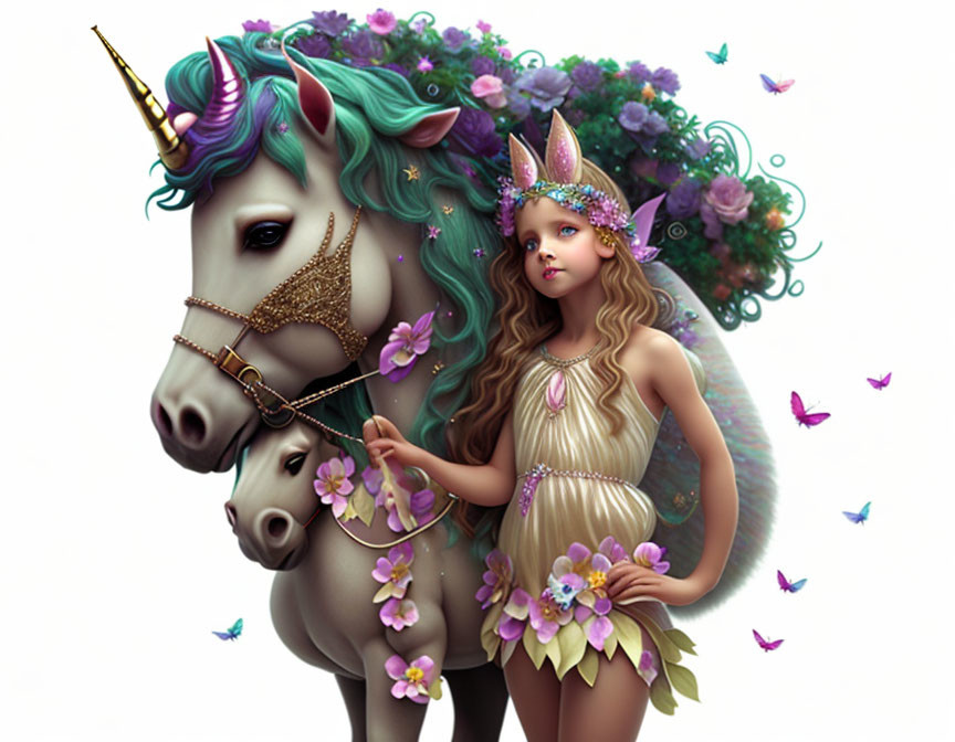 unicorn and fairies