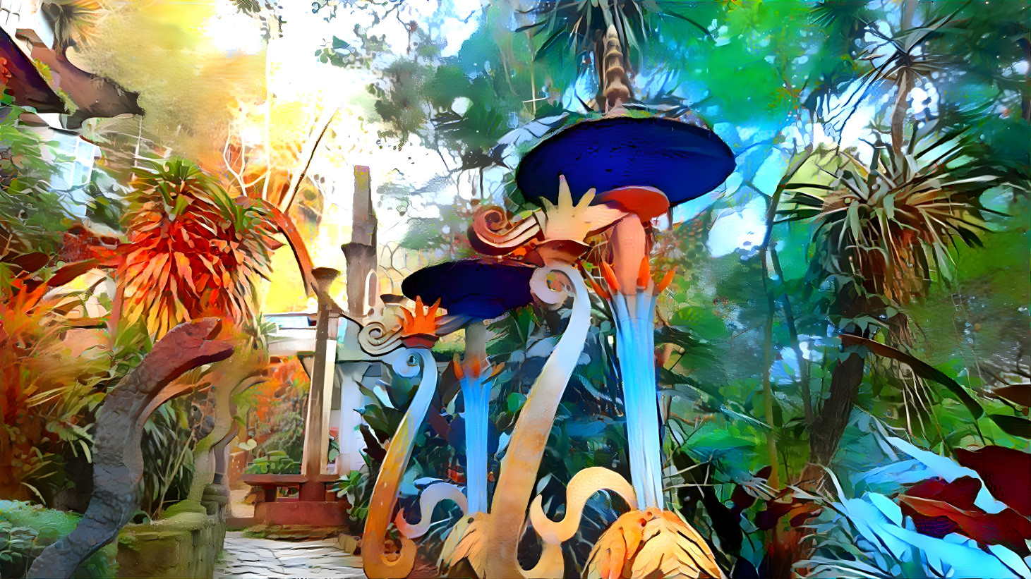 Deep Shroom garden 2 Xilitla