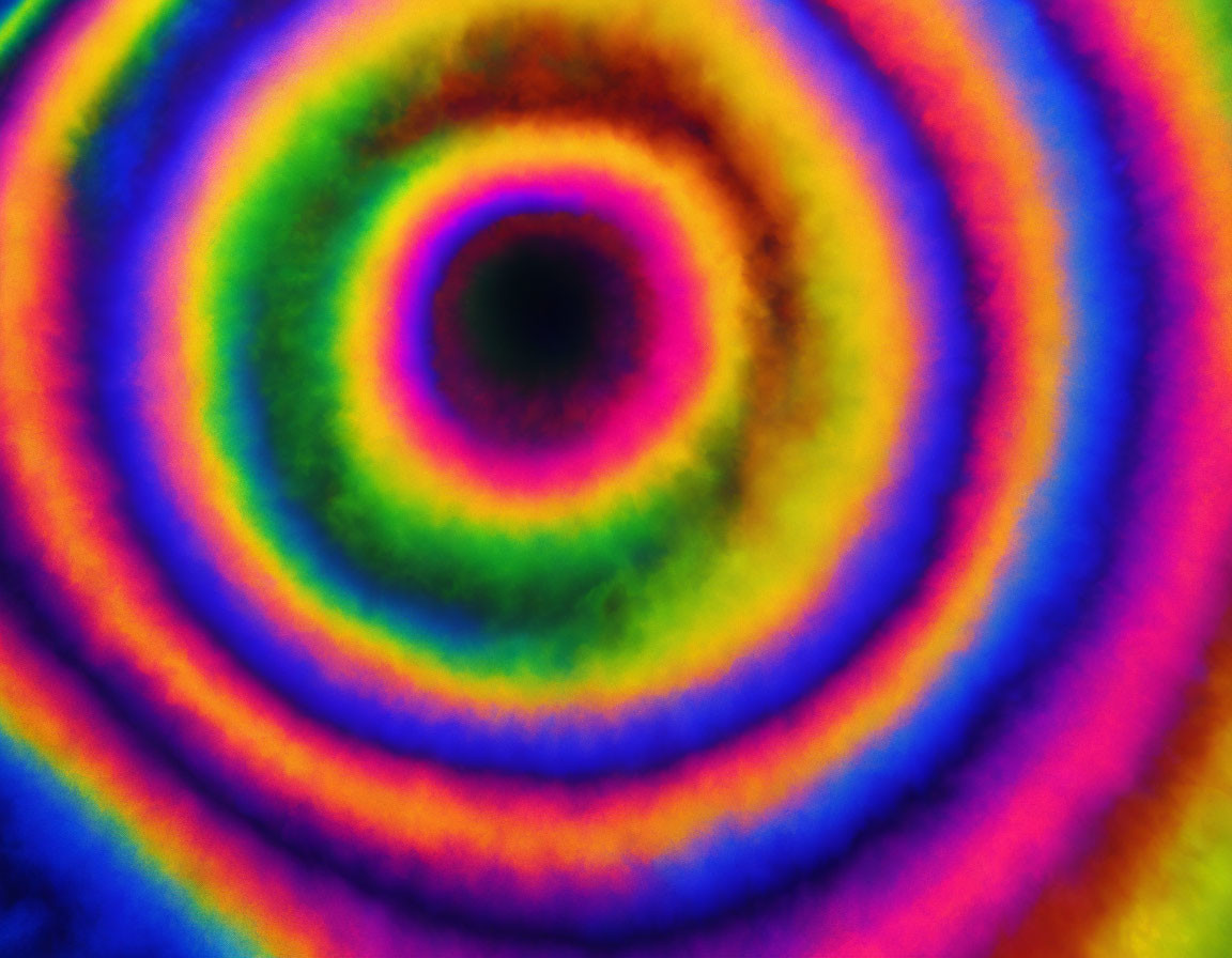 Colorful Tie-Dye Swirling Pattern in Psychedelic Style