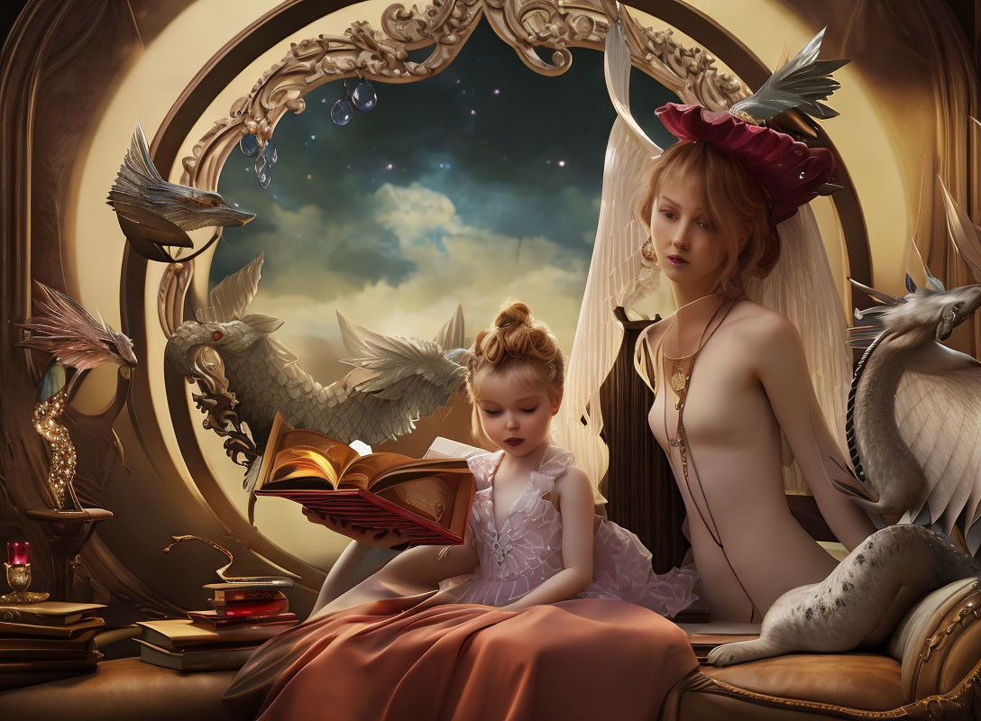Fairies reading fairies 3
