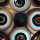 Spooky Halloween Treats: Eye and Zombie Skin Designs with Gummy Worms