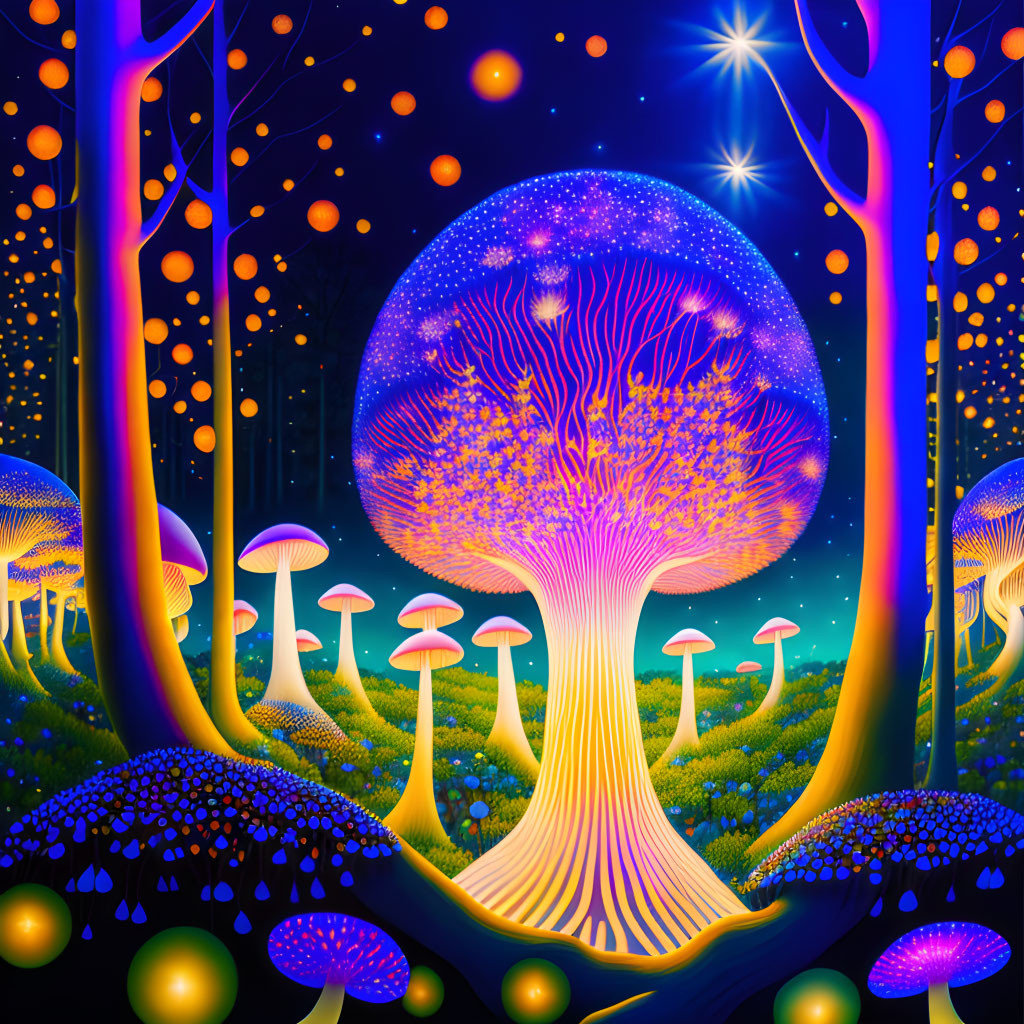 Mushroom tree