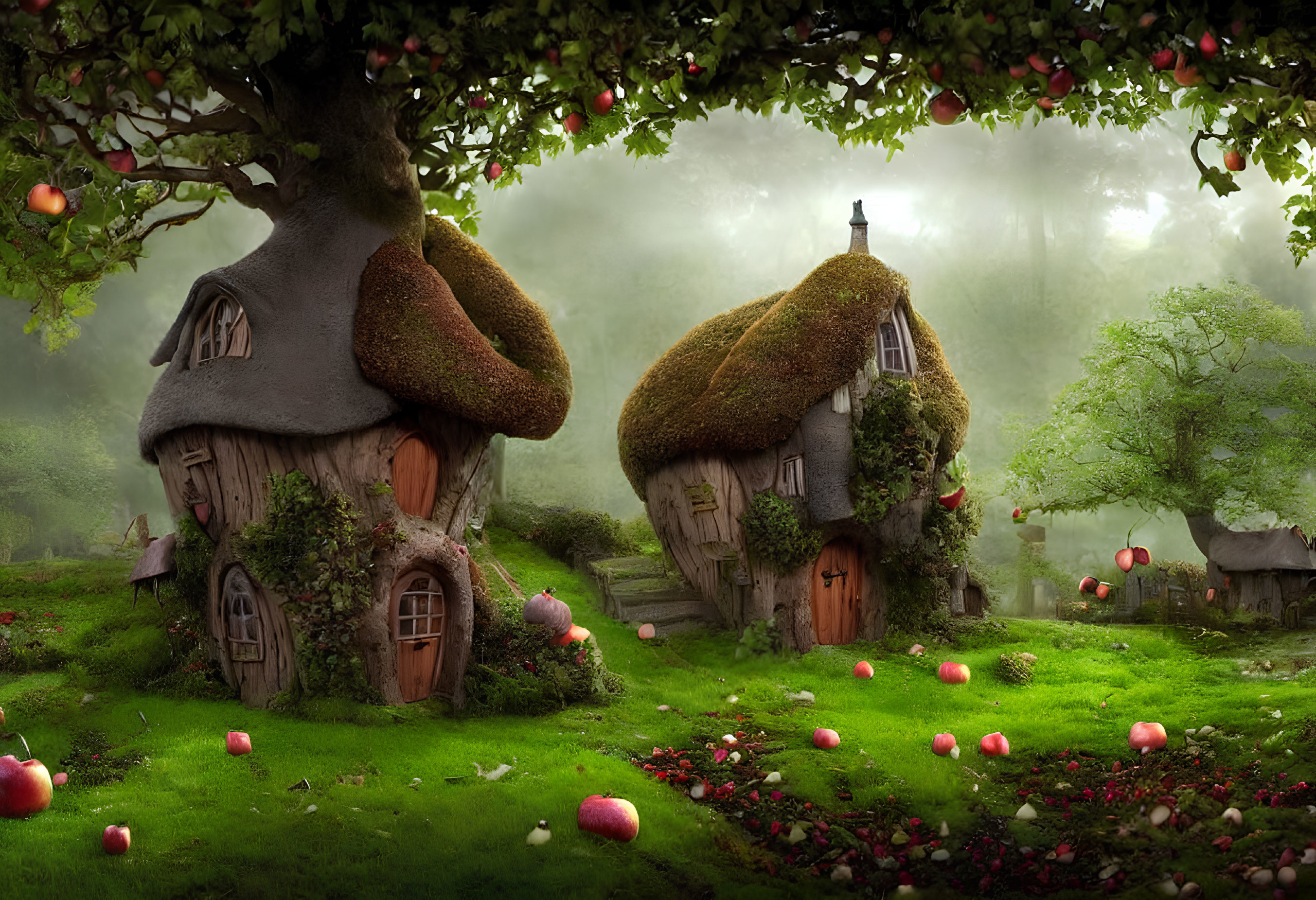  Fantasy apple houses