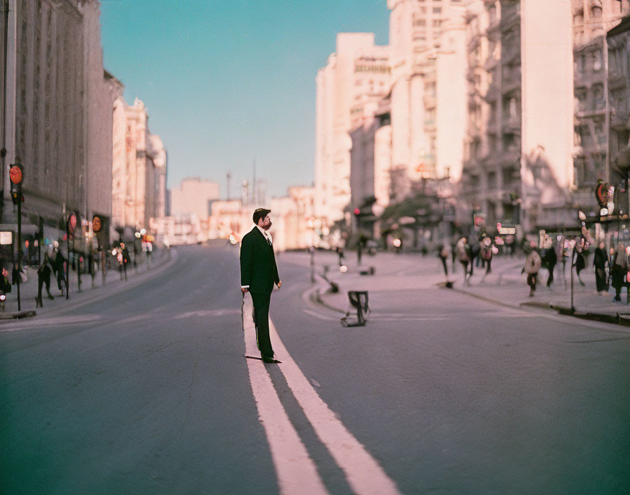 Man standing on the street