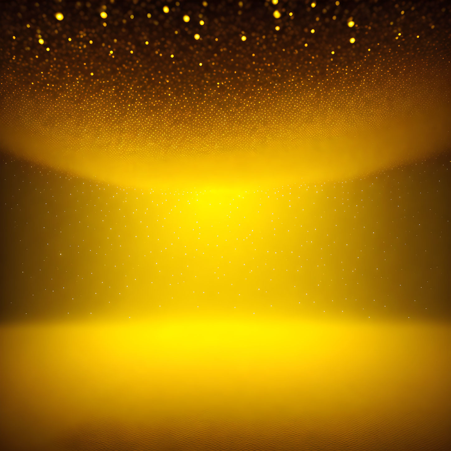 Golden Gradient Background with Bokeh Effect for Festive Atmosphere