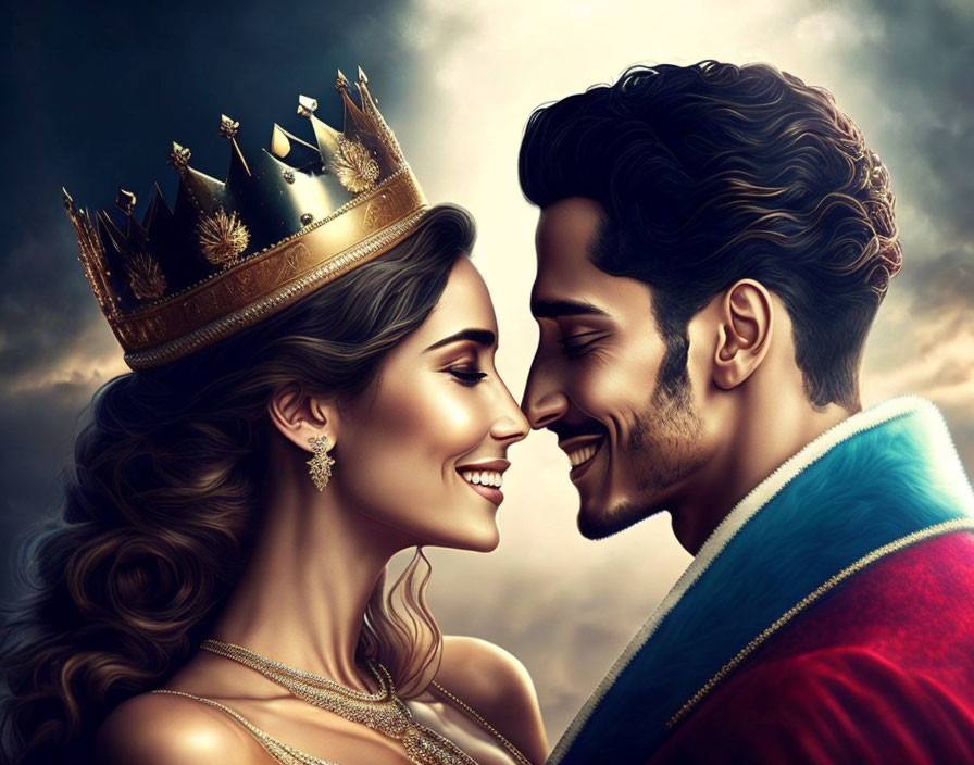 King and Queen in love