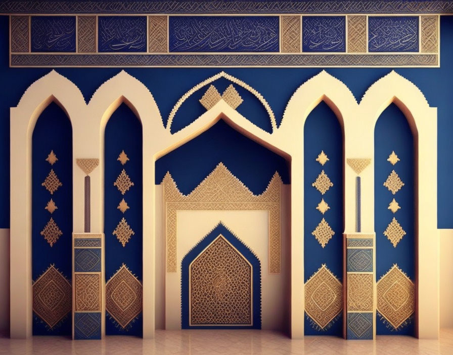 Traditional Islamic Architecture: Arches, Geometric Patterns, Arabesque Art