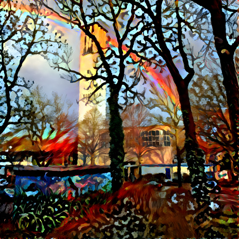 Church with Rainbow