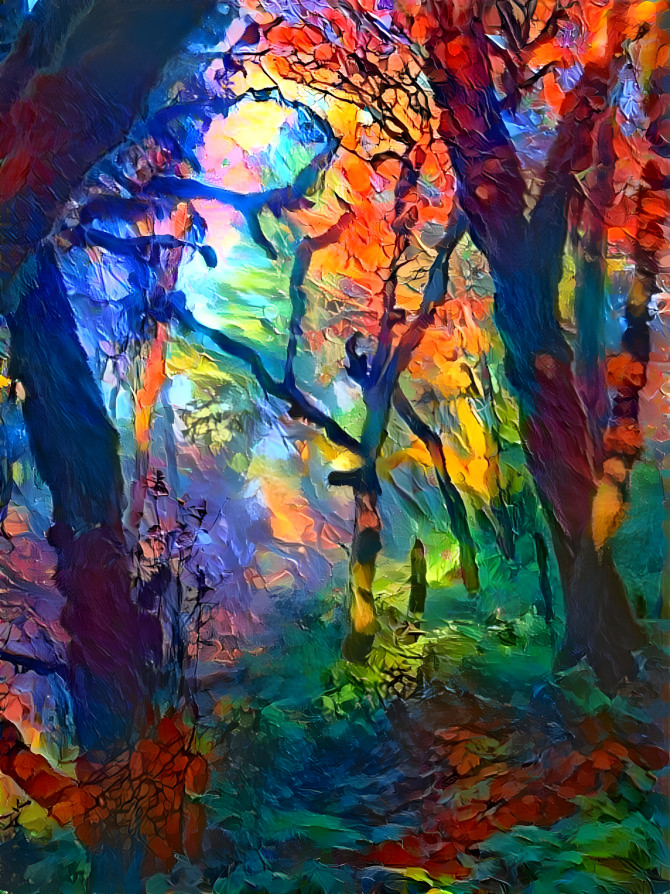 In the forest on LSD