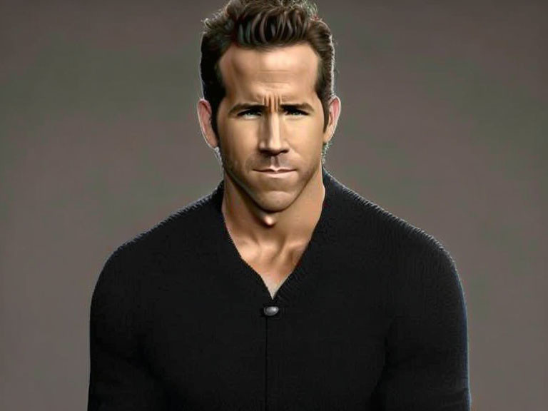 Man in Black Zip-Up Sweater Poses Against Grey Background