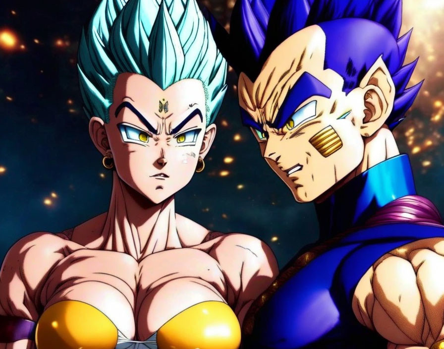 Vegeta and Bulma