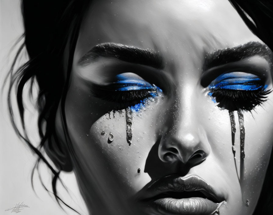 Crying woman