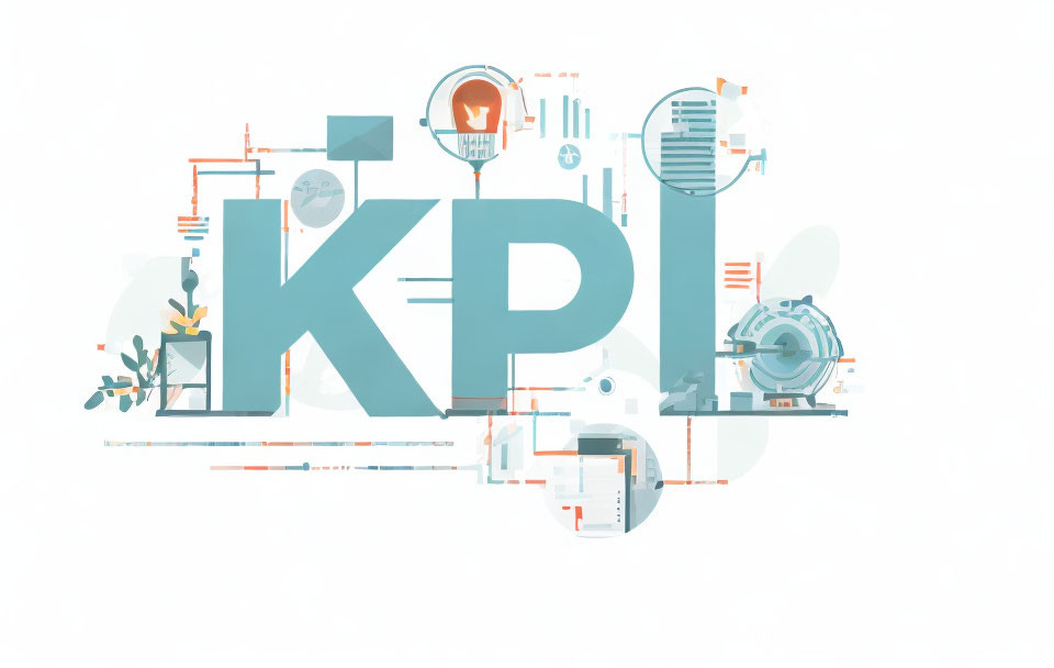 Abstract Data and Analytical Elements in Artistic KPI Representation