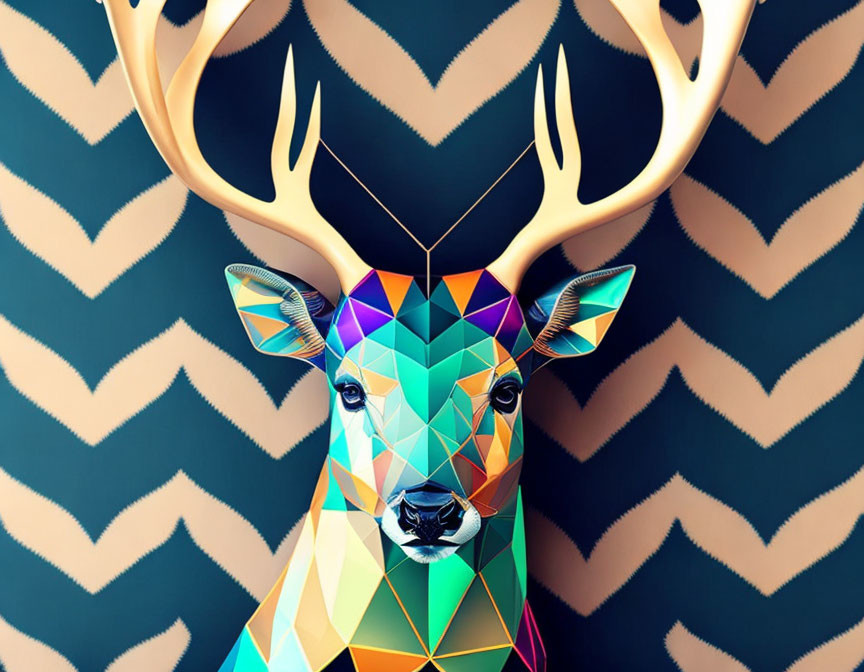 geo colour deer