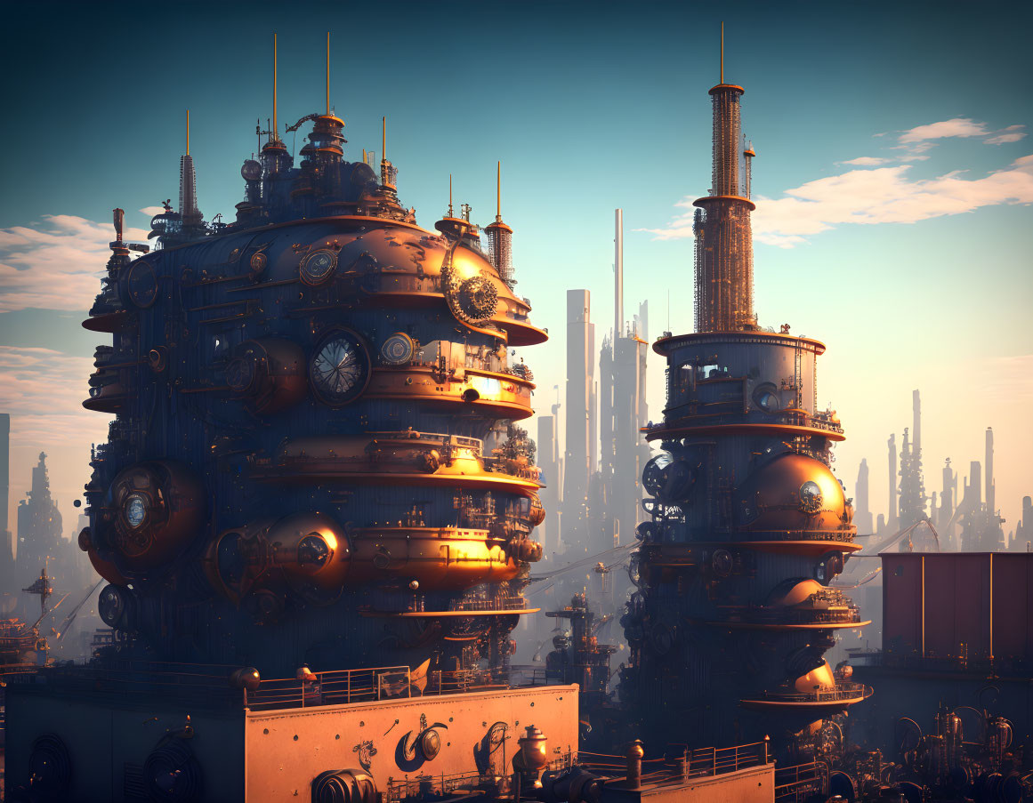 Steampunk factory