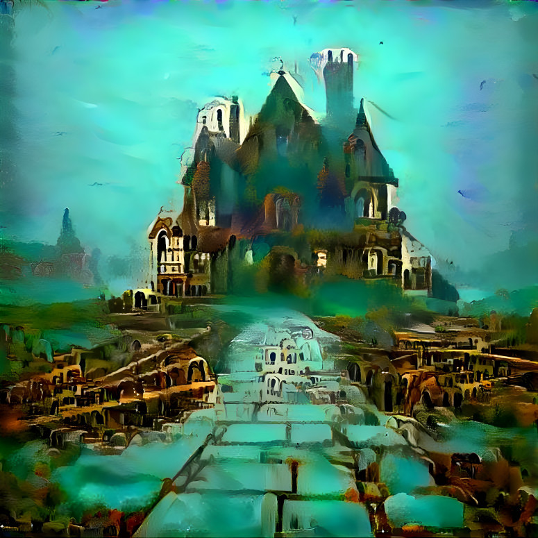 Blue castle