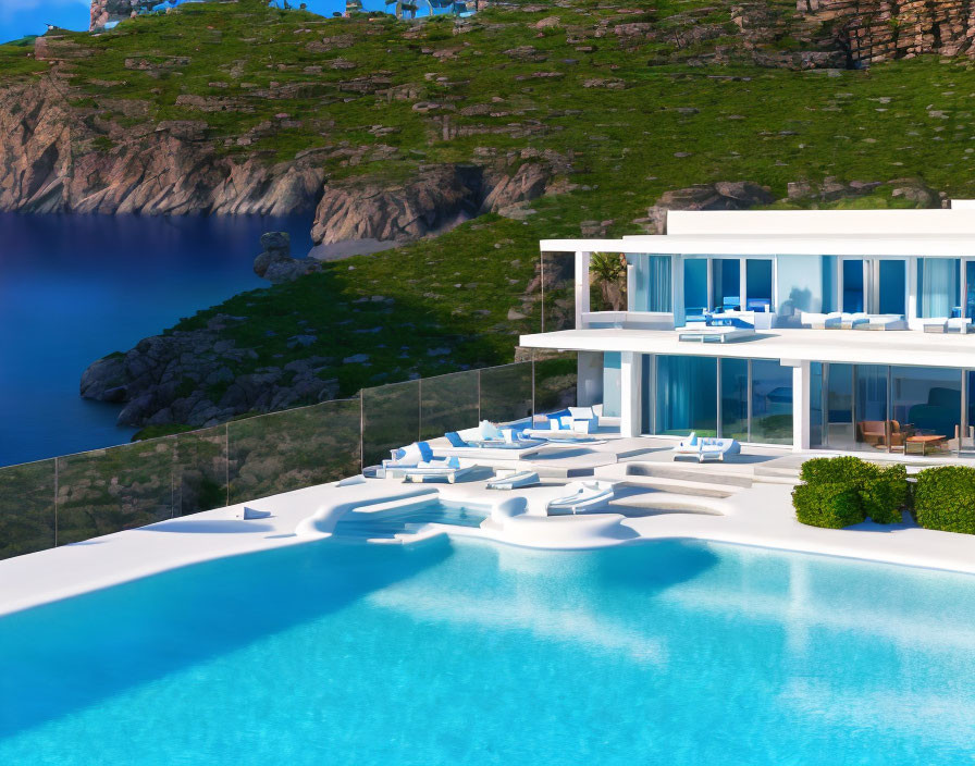 Luxurious Coastal Villa with Infinity Pool and Sea View