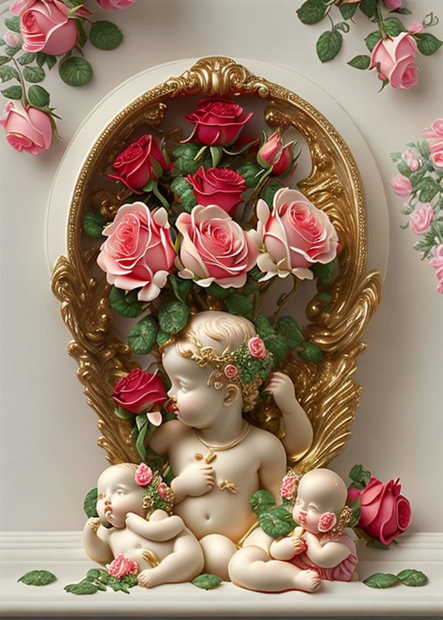 Cherubs and Roses